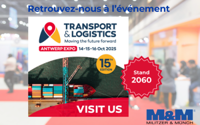 Nous serons présents au salon Transport & Logistics à Anvers !