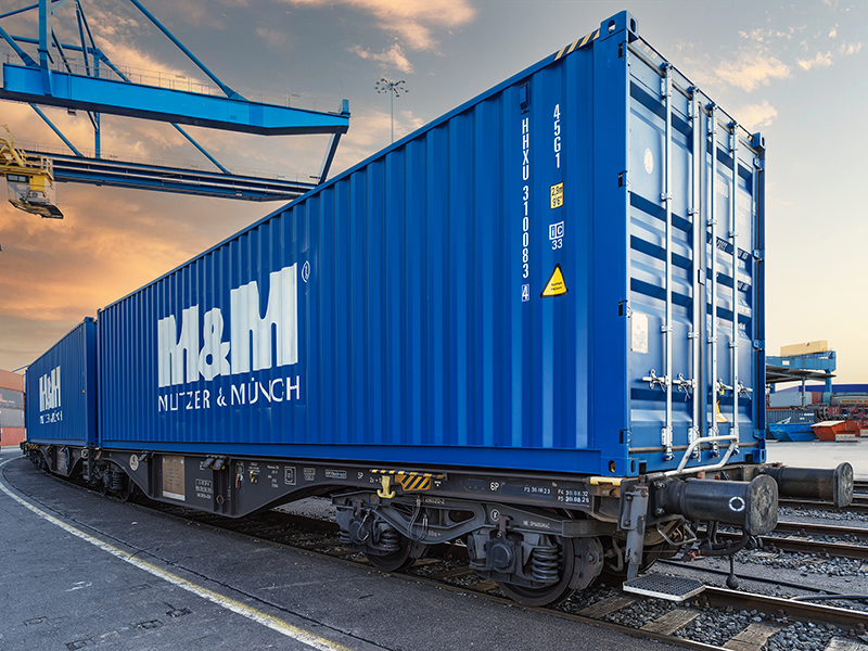 Container train rail import chine import Chine en train