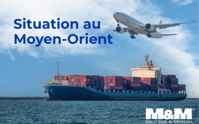 Transport international : situation au Moyen-Orient et impacts sur le fret aérien et maritime
